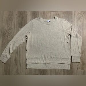 Beyond Yoga Long Sleeve Sweater, Beige, XL